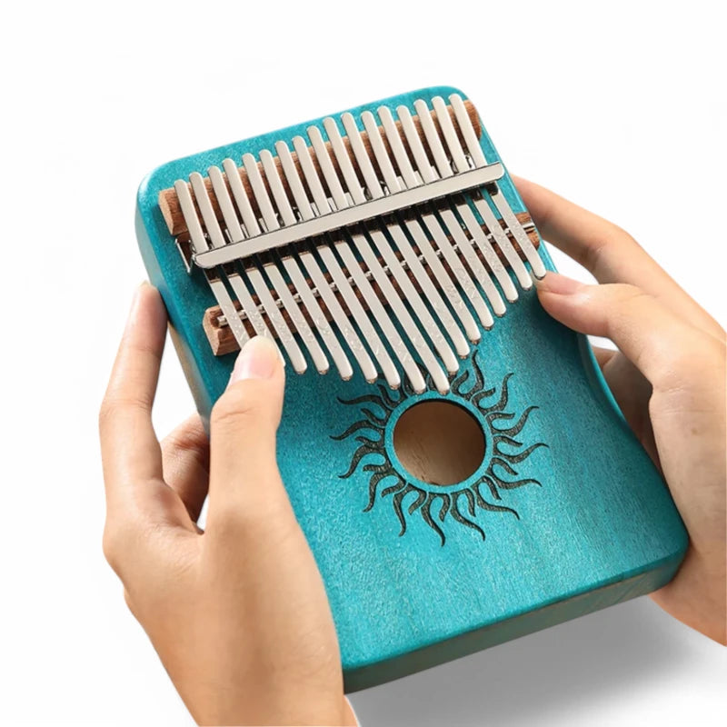 un piano à pouce ou kalimba 17 lames